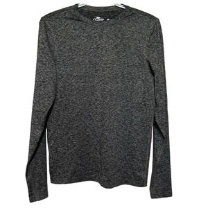 Crane‎ Women's Long Sleeve Gray Stretch Shirt Size M